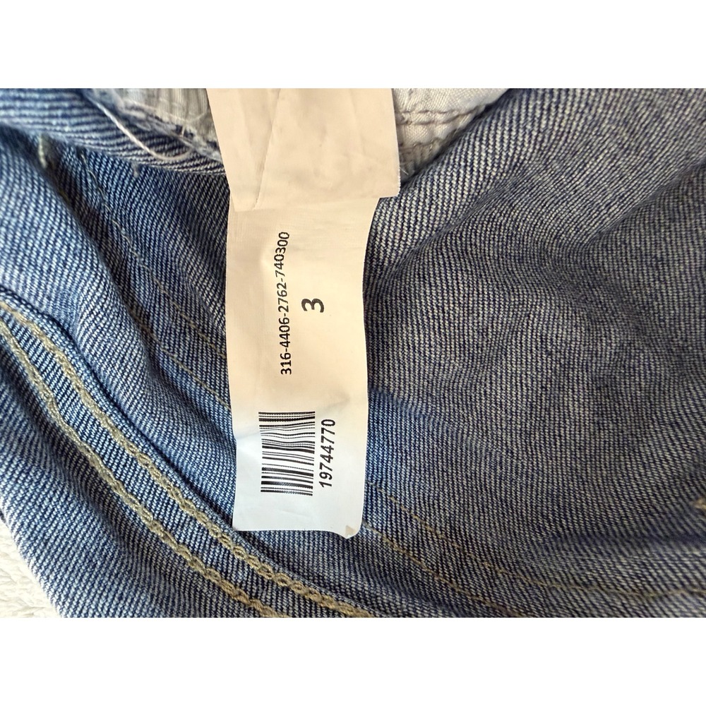 Carbon Womens High Rise Flare Jeans Medium Wash Blue Size 3 Retro Wide Leg - Picture 9 of 9